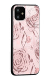 Shimmer Roses Glass case for iPhone 12 mini