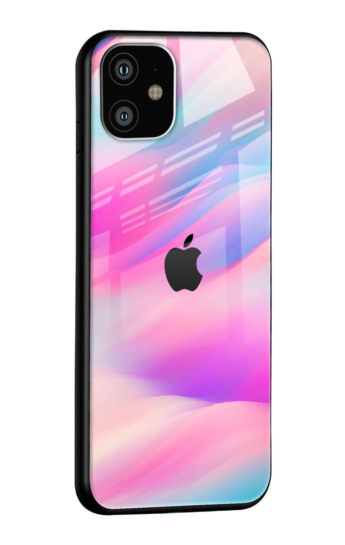 Colorful Waves Glass case for iPhone 12