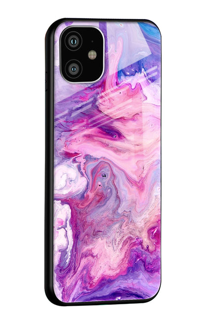 Cosmic Galaxy Glass Case for iPhone 12