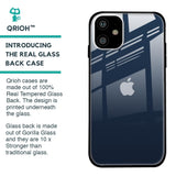 Overshadow Blue Glass Case For iPhone 11