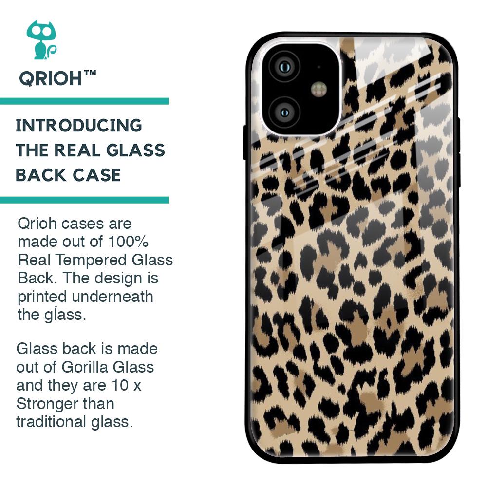 Leopard Seamless Glass Case For iPhone 11