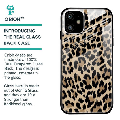 Leopard Seamless Glass Case For iPhone 11