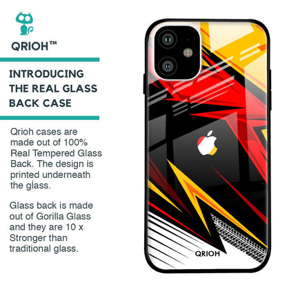 Race Jersey Pattern Glass Case For iPhone 11