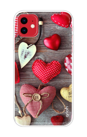 Valentine Hearts iPhone 11 Back Cover
