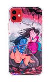 Radha Krishna Art iPhone 11 Back Cover