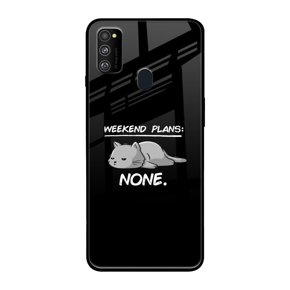 Weekend Plans Samsung Galaxy M30s Glass Back Cover Online