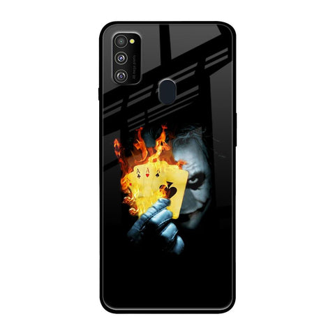 AAA Joker Samsung Galaxy M30s Glass Back Cover Online