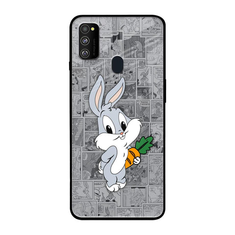Cute Baby Bunny Samsung Galaxy M30s Glass Back Cover Online