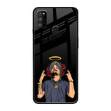 Punjabi Singer Poster Samsung Galaxy M30s Glass Back Cover Online