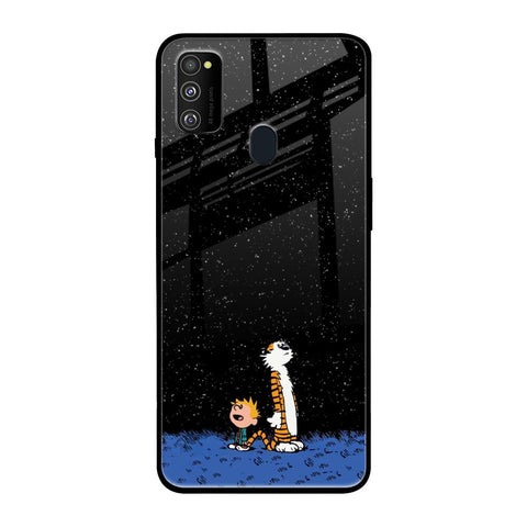 Night Sky Star Samsung Galaxy M30s Glass Back Cover Online