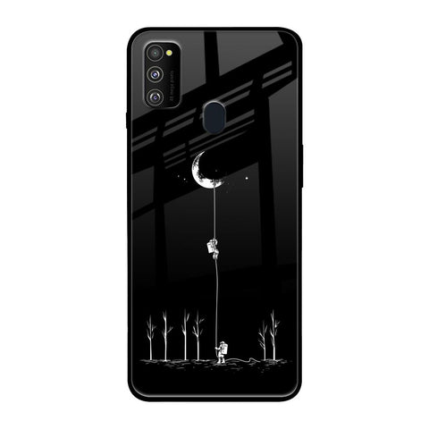 Catch the Moon Samsung Galaxy M30s Glass Back Cover Online