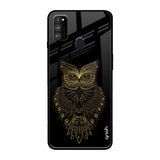 Golden Owl Samsung Galaxy M30s Glass Back Cover Online