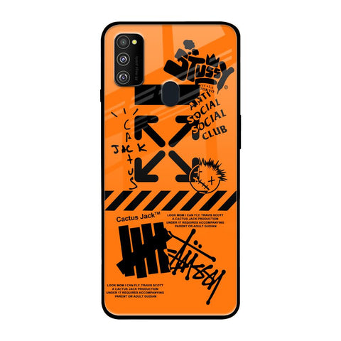 Anti Social Club Samsung Galaxy M30s Glass Back Cover Online