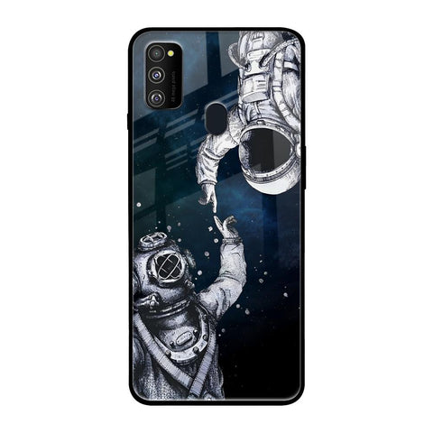 Astro Connect Samsung Galaxy M30s Glass Back Cover Online