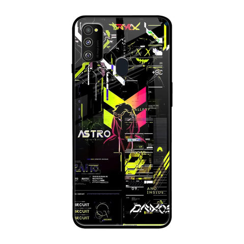 Astro Glitch Samsung Galaxy M30s Glass Back Cover Online