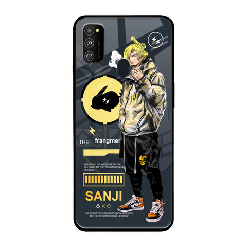 Cool Sanji Samsung Galaxy M30s Glass Back Cover Online