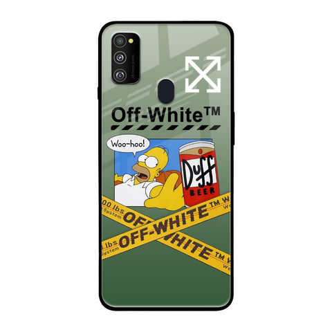 Duff Beer Samsung Galaxy M30s Glass Back Cover Online