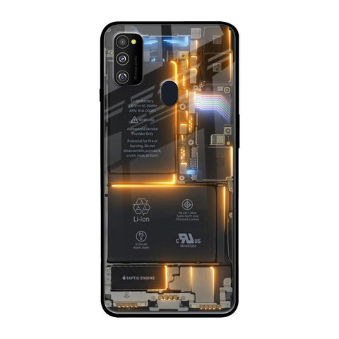 Glow Up Skeleton Samsung Galaxy M30s Glass Back Cover Online