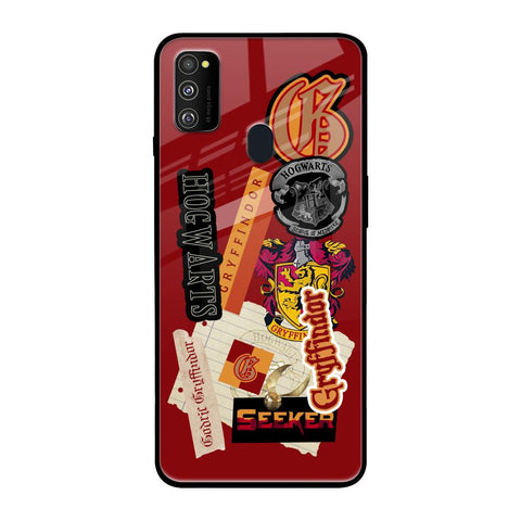 Gryffindor Samsung Galaxy M30s Glass Back Cover Online