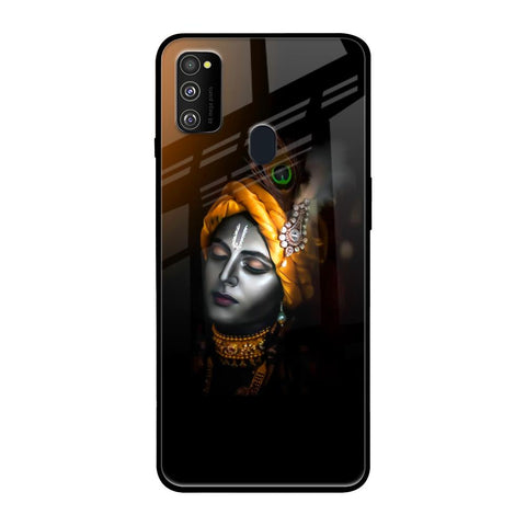 Ombre Krishna Samsung Galaxy M30s Glass Back Cover Online