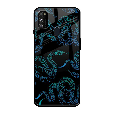 Serpentine Samsung Galaxy M30s Glass Back Cover Online
