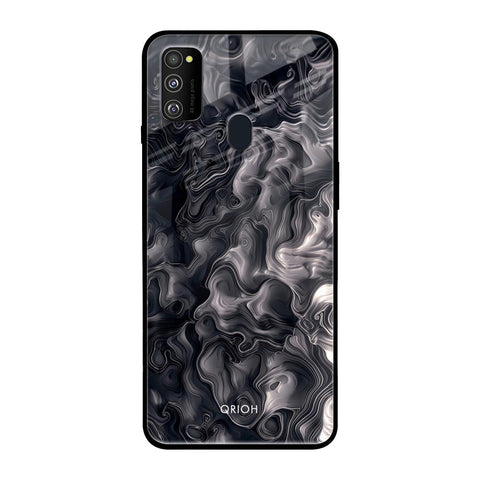 Cryptic Smoke Samsung Galaxy M30s Glass Back Cover Online