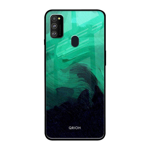 Scarlet Amber Samsung Galaxy M30s Glass Back Cover Online
