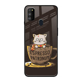 Tea With Kitty Samsung Galaxy M30s Glass Back Cover Online
