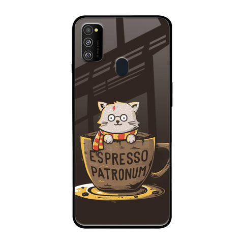 Tea With Kitty Samsung Galaxy M30s Glass Back Cover Online