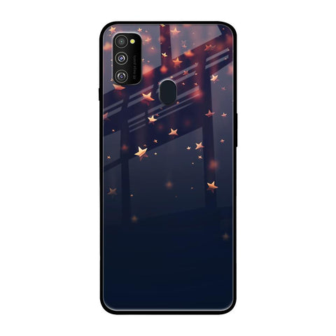Falling Stars Samsung Galaxy M30s Glass Back Cover Online