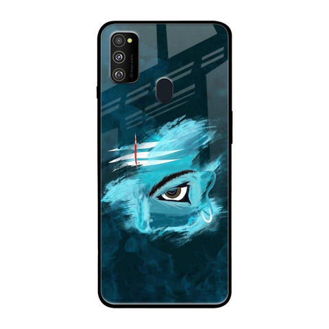 Power Of Trinetra Samsung Galaxy M30s Glass Back Cover Online