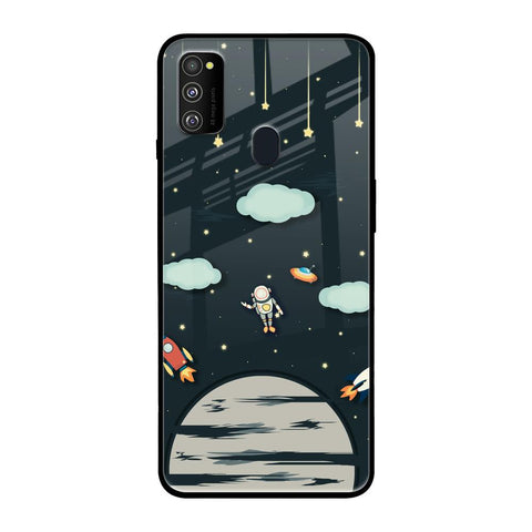 Astronaut Dream Samsung Galaxy M30s Glass Back Cover Online