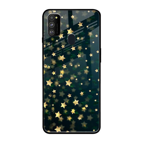 Dazzling Stars Samsung Galaxy M30s Glass Back Cover Online