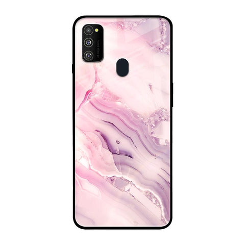 Diamond Pink Gradient Samsung Galaxy M30s Glass Back Cover Online