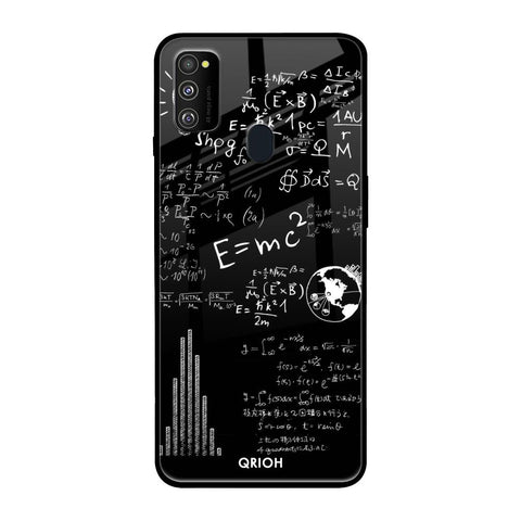 Funny Math Samsung Galaxy M30s Glass Back Cover Online
