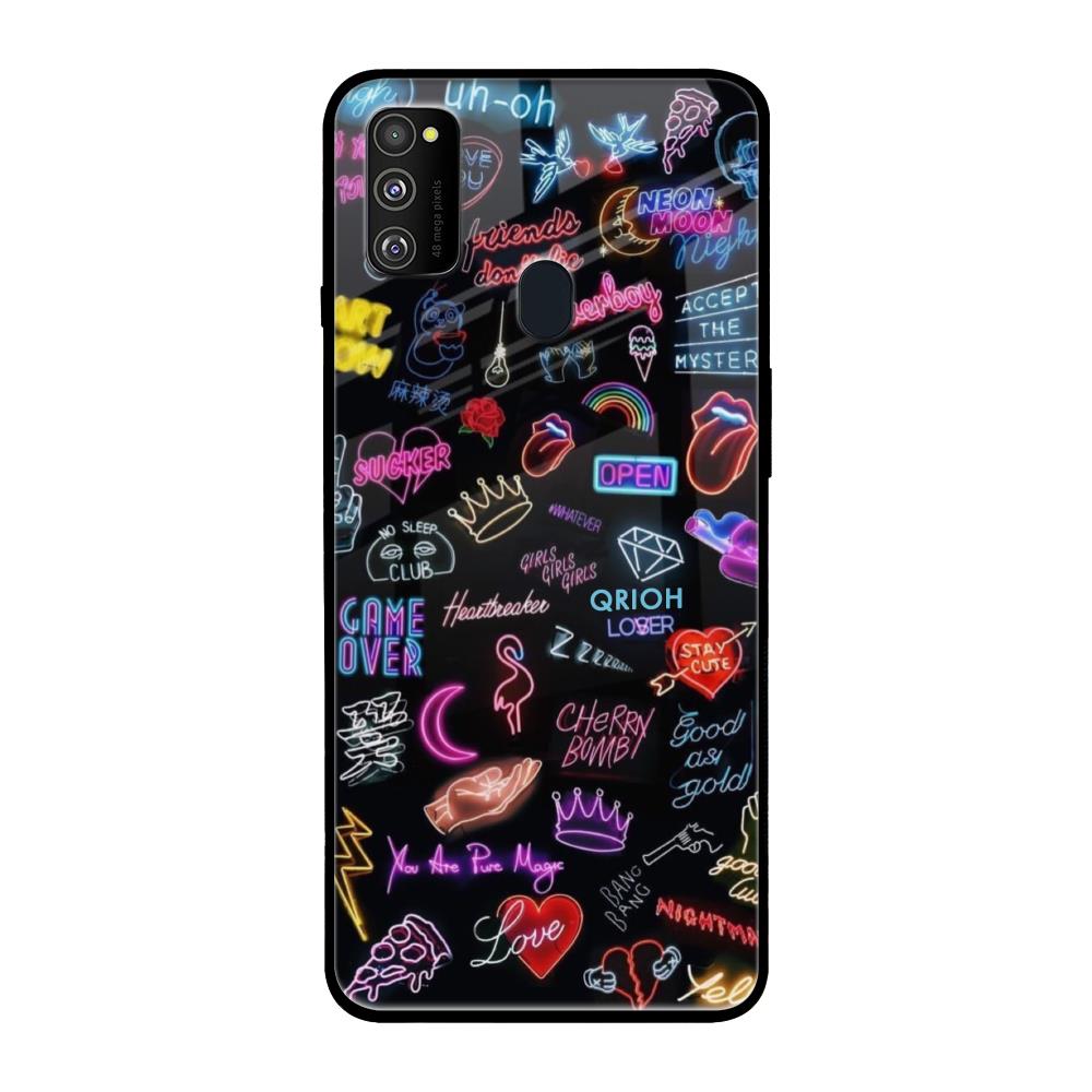 Accept The Mystery Samsung Galaxy M30s Glass Back Cover Online