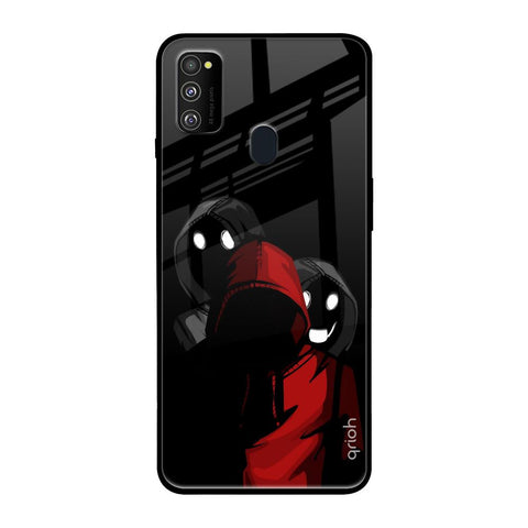 Shadow Character Samsung Galaxy M30s Glass Back Cover Online