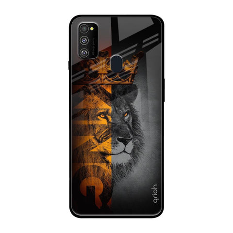 King Of Forest Samsung Galaxy M30s Glass Back Cover Online