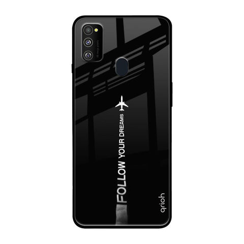 Follow Your Dreams Samsung Galaxy M30s Glass Back Cover Online