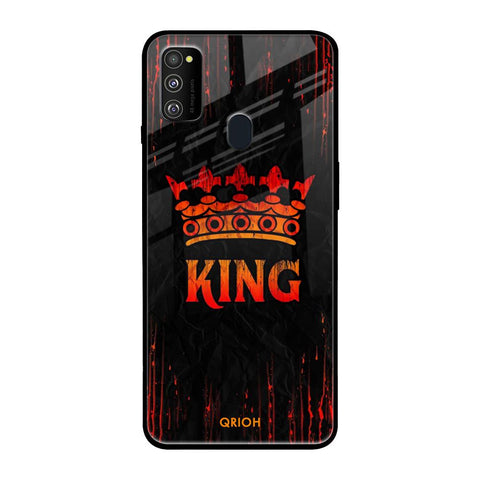 Royal King Samsung Galaxy M30s Glass Back Cover Online