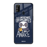 Struggling Panda Samsung Galaxy M30s Glass Back Cover Online
