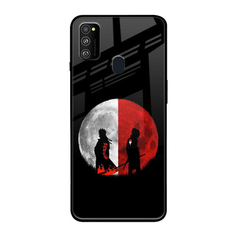 Anime Red Moon Samsung Galaxy M30s Glass Back Cover Online