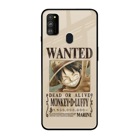 Luffy Wanted Samsung Galaxy M30s Glass Back Cover Online