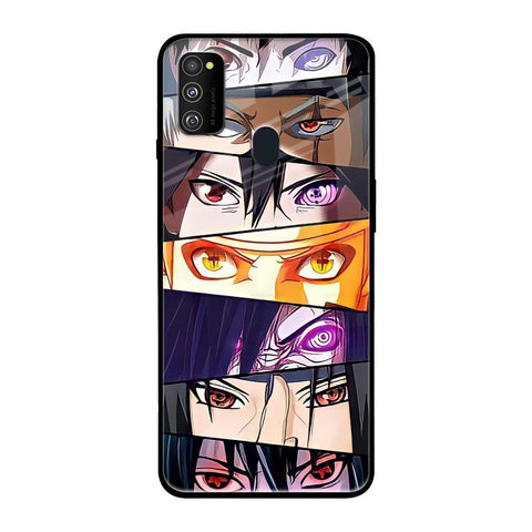 Anime Eyes Samsung Galaxy M30s Glass Back Cover Online