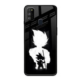 Monochrome Goku Samsung Galaxy M30s Glass Back Cover Online