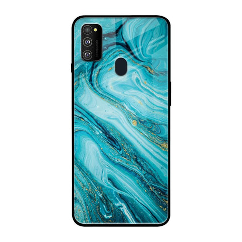 Ocean Marble Samsung Galaxy M30s Glass Back Cover Online