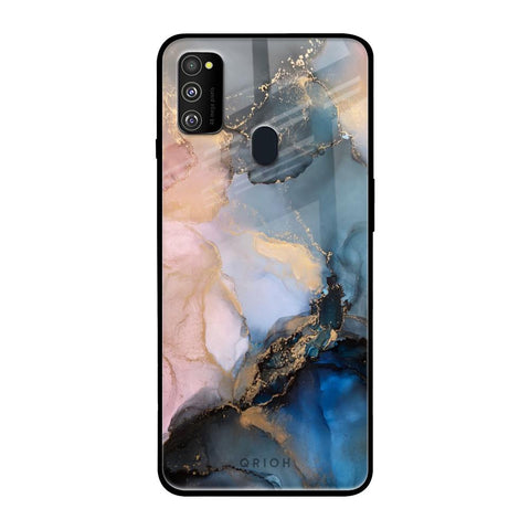 Marble Ink Abstract Samsung Galaxy M30s Glass Back Cover Online