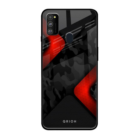 Modern Camo Abstract Samsung Galaxy M30s Glass Back Cover Online