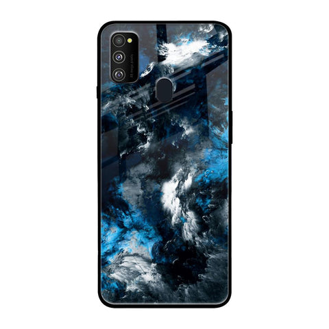 Cloudy Dust Samsung Galaxy M30s Glass Back Cover Online
