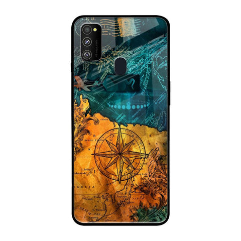 Architecture Map Samsung Galaxy M30s Glass Back Cover Online